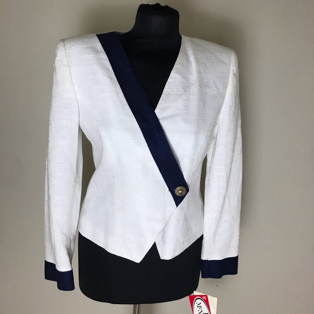 Vintage Kate McNaughton White Blazer NWT